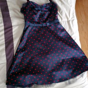 Black sweetheart halter dress